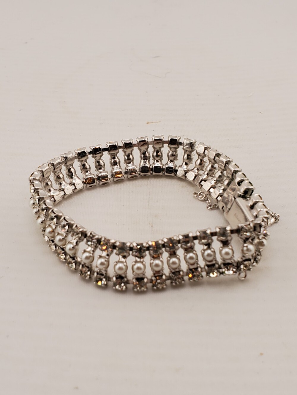 B David Bridal Tennis RS Pearl Bracelet